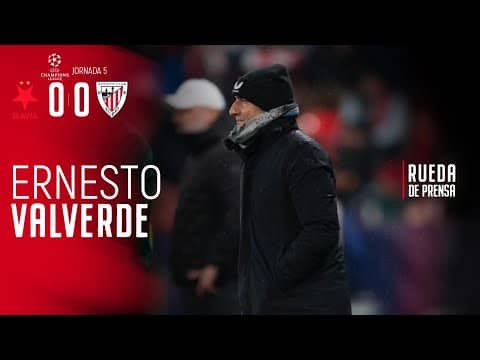 🎙 Ernesto Valverde | post Slavia Praha 0-0 Athletic Cub | J5 Champions League