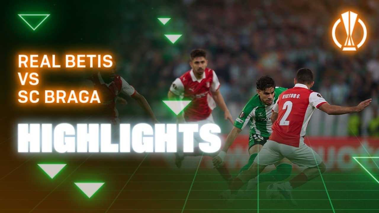 Resumen del partido Real Betis - SC Braga | HIGHLIGHTS | Real BETIS Balompié