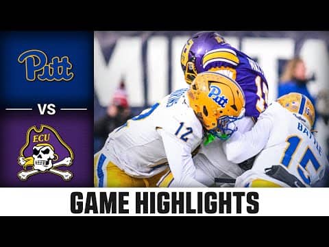 Pitt vs. East Carolina Game Highlights | 2025 ACC Football