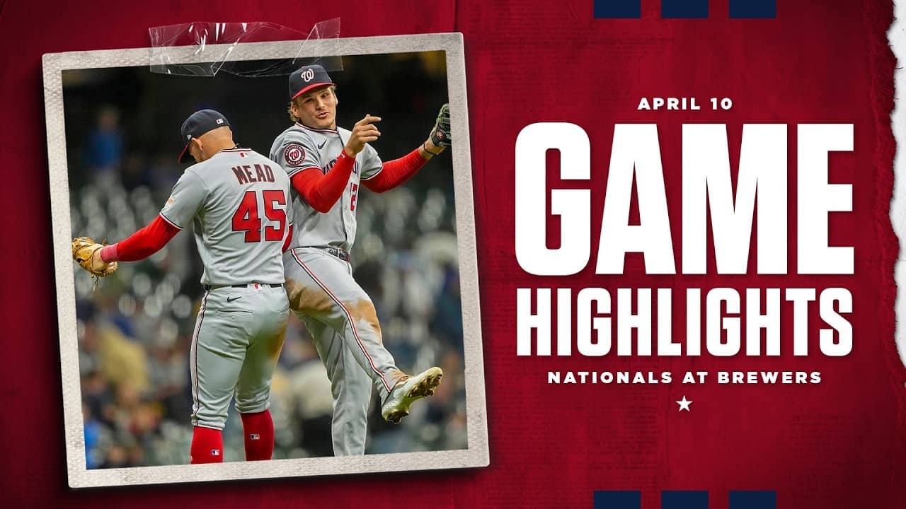 Nationals vs. Brewers Game Highlights (4/10/26) | MLB Highlights