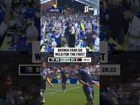 Sarajevo was ROCKING after Bosnia and Herzegovina's opener 🗣️