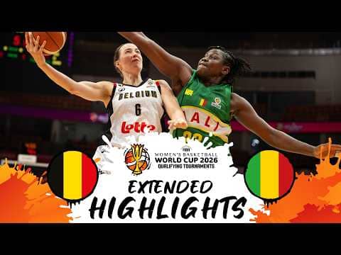 Belgium 🇧🇪 v Mali 🇲🇱 | Extended Highlights | #FIBAWWC 2026 Qualifying Tournament