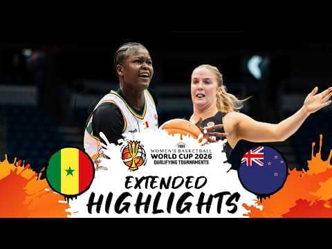Senegal 🇸🇳 v New Zealand 🇳🇿 | Extended Highlights | #FIBAWWC 2026 Qualifying Tournament