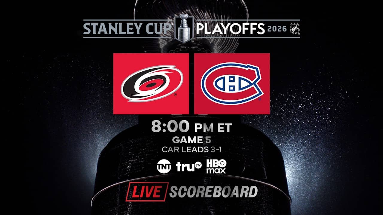 👉 LIVE NHL Conference Finals Game 5 Canadiens vs. Hurricanes Scoreboard & Chat  5/29 🏒🔥