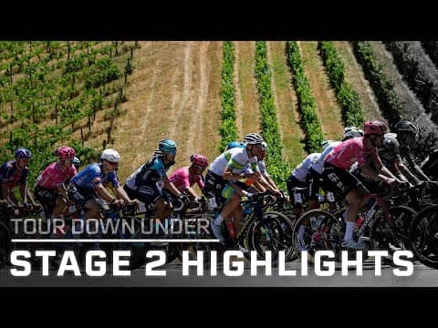 Tour Down Under 2026, Men's Stage 2 | EXTENDED HIGHLIGHTS | 1/22/26 | Cycling on NBC Sports