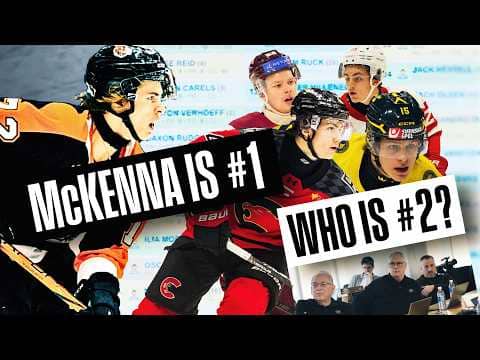 McKenna's No.1 -- Who is No. 2? NHL Central Scouting Final Prospect Rankings