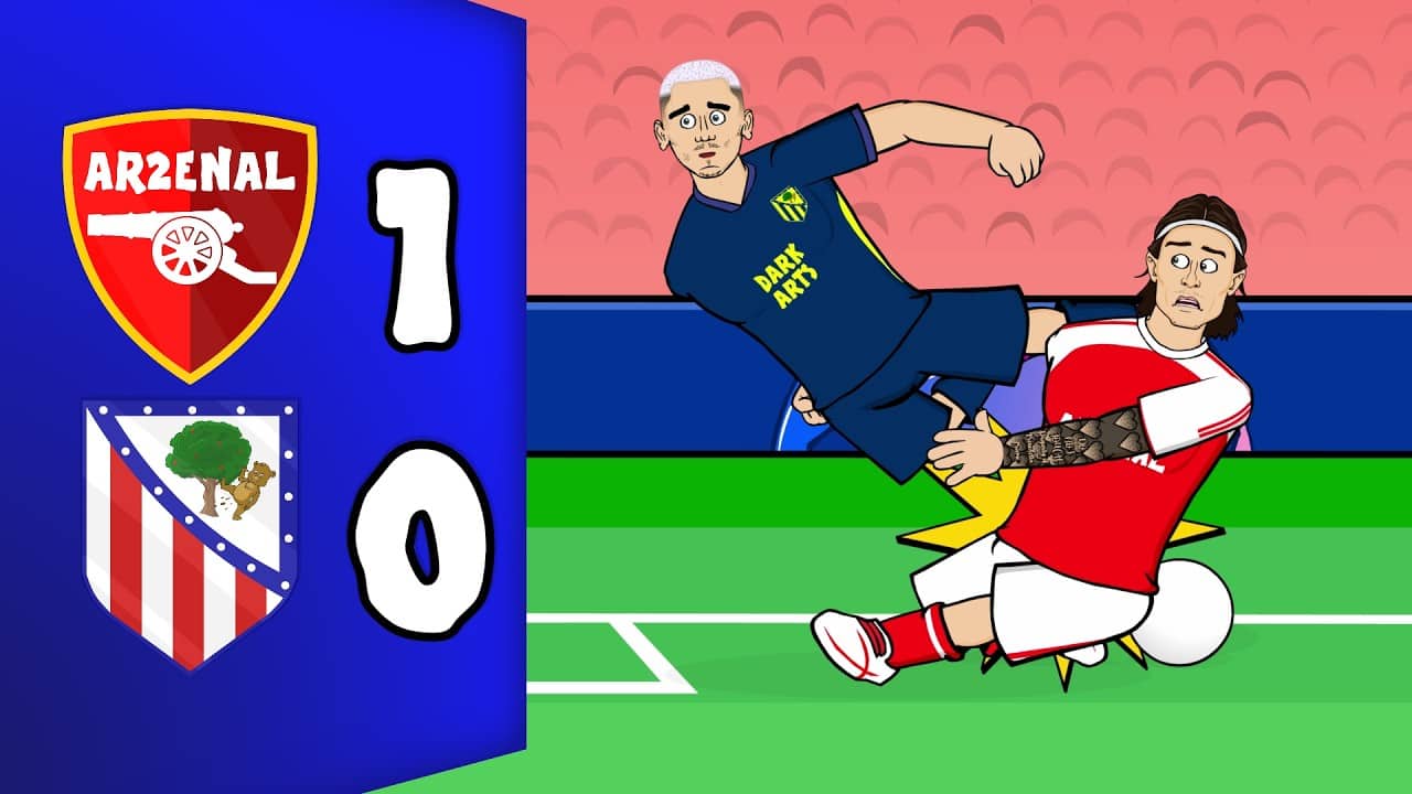 1-0 TO THE ARSENAL🎵 (Champions League Semi-Final Goals Highlights Atletico Madrid)
