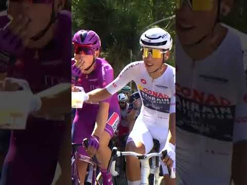 Jonas Vingegaard has earned those sweets this Giro 😅🍬