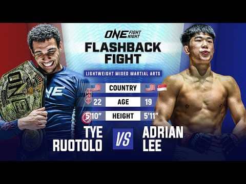 When a BJJ Prodigy Enters MMA 🥊🔥 Tye Ruotolo vs. Adrian Lee | MMA Full Fight