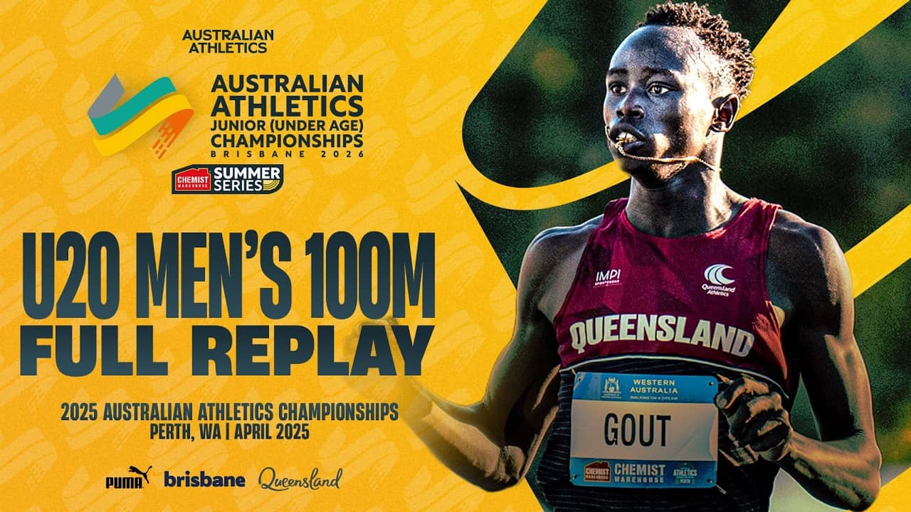 U20 Men's 100m | 2025 Australian Athletics Championships
