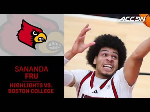 Louisville's Sananda Fru Racks Up A Double Double In Win Over BC