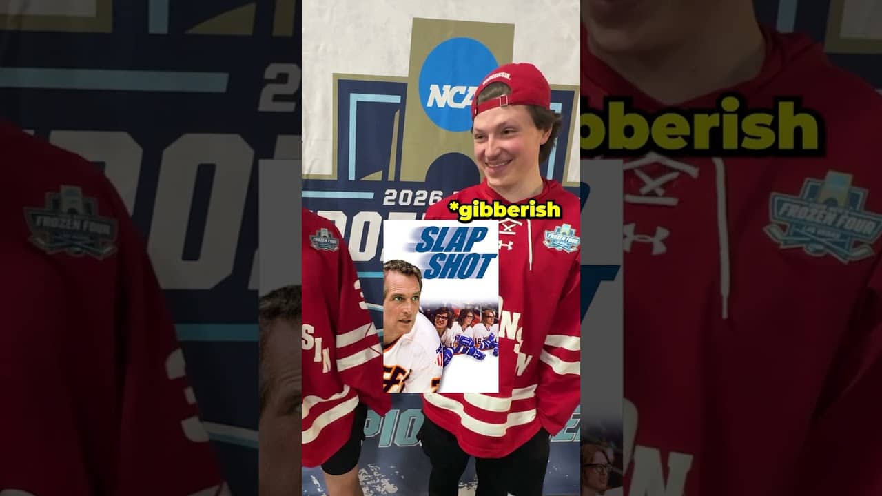 Frozen Four stars blind rank hockey movies and shows 🍿 #shorts