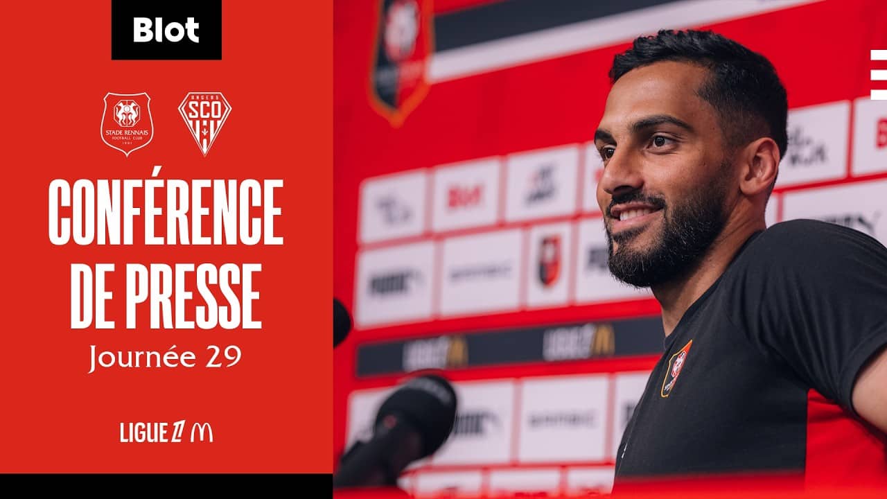 📽🎙 J29 | Conférence de presse avant SRFC / Angers