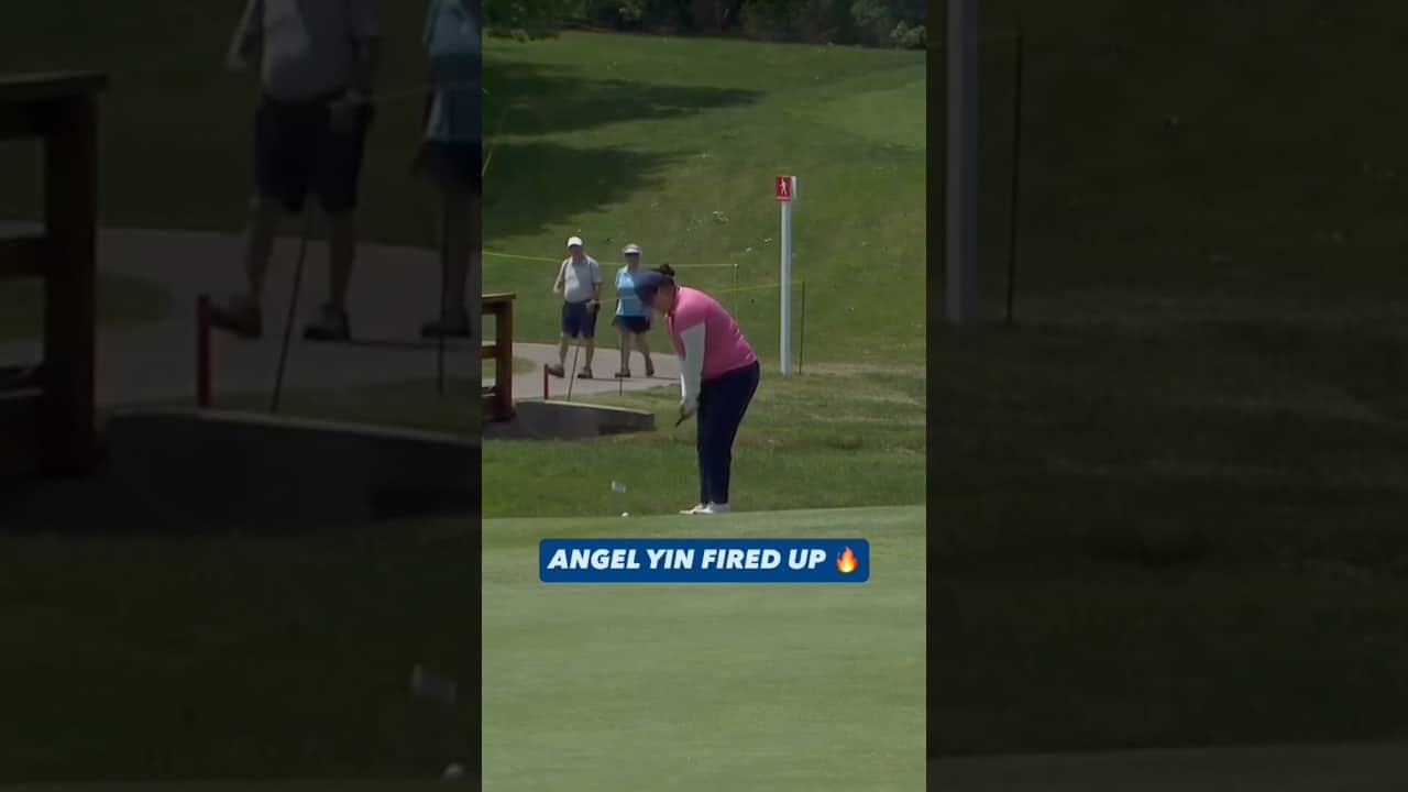 Angel Yin’s short game is dialed 🎯