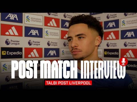 "We showed how strong we are" | Chemsdine Talbi Post Liverpool FC | Post Match Interview