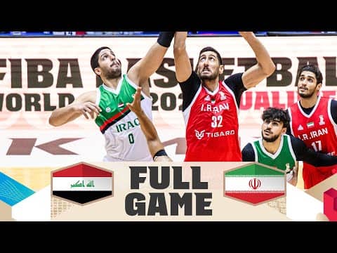 Iraq v Iran | Full Basketball Game | FIBA Basketball World Cup 2027 Asian Qualifiers