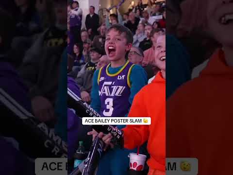 Ace Bailey tried to break the rim 🫨 #NBA #basketball #AceBailey #Dunk