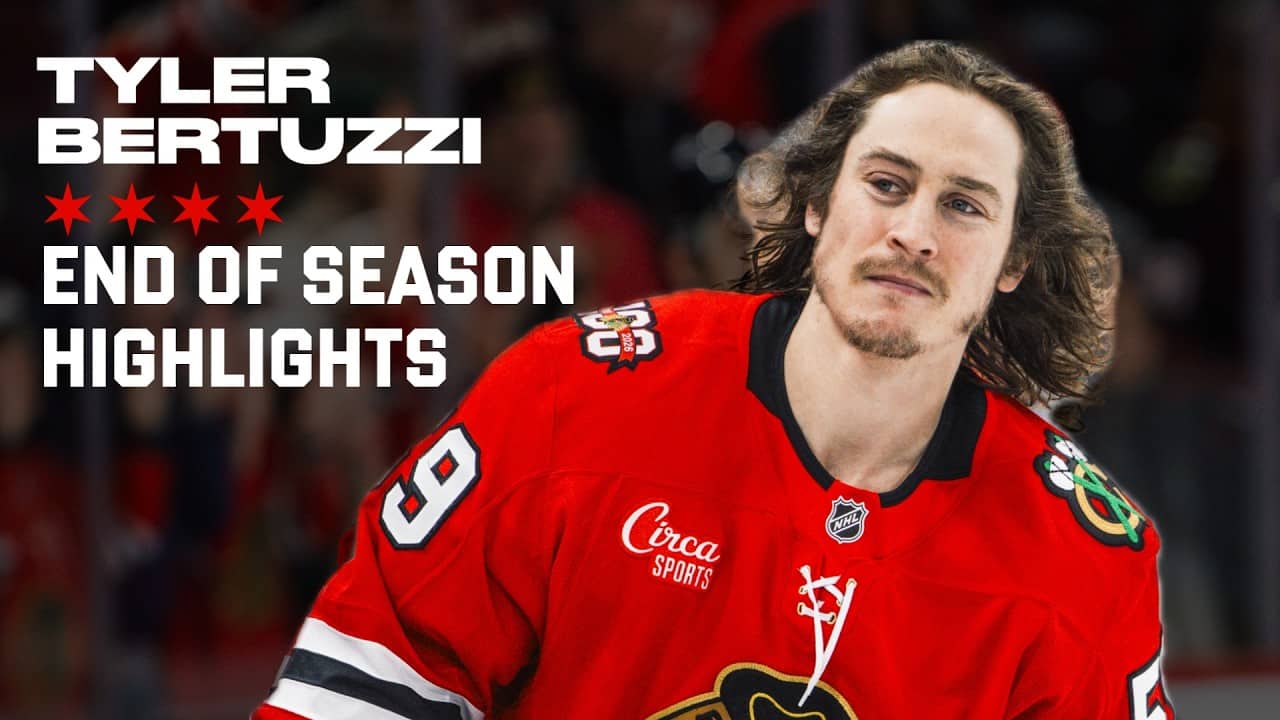 Tyler Bertuzzi End of Season Highlights ‼️📹 | Chicago Blackhawks