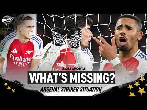 Arsenal NEEDS to target a top striker in January! | Golazo Matchday | CBS Sports