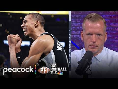 Victor Wembanyama vs. New York Knicks makes for hyped NBA Finals | Pro Football Talk | NBA on NBC