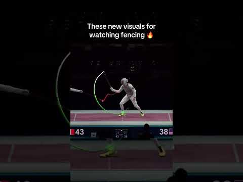These new visuals for the World Fencing League 🔥 (via @worldfencingleague/TT)