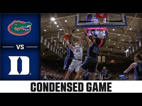 Florida vs. Duke Condensed Game | 2025-26 ACC Men's Basketball