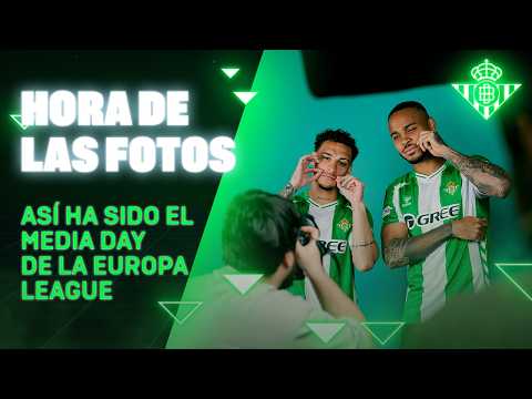 Así posaron nuestros jugadores en el Media Day de la Europa League 2025/26 📸😂⚽