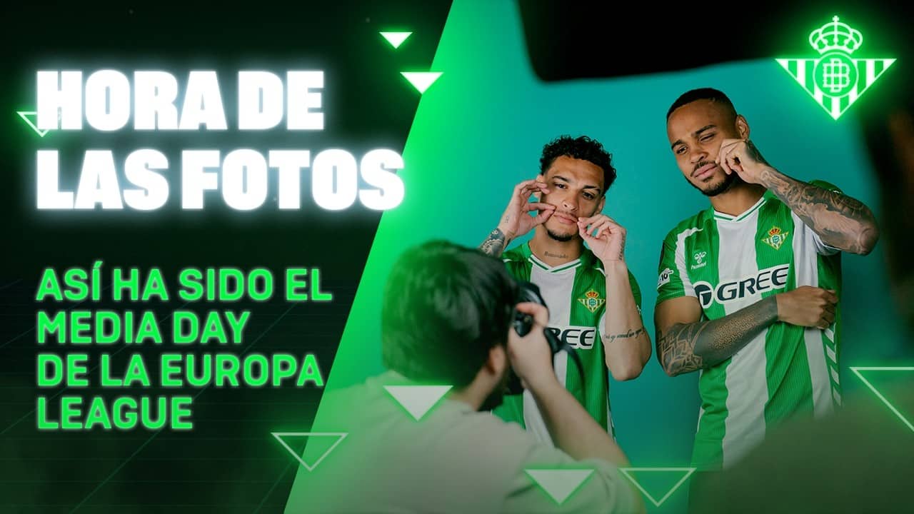 Así posaron nuestros jugadores en el Media Day de la Europa League 2025/26 📸😂⚽