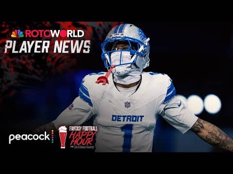 Can Jameson Williams sustain fantasy value for Lions? | Fantasy Football Happy Hour | NFL on NBC