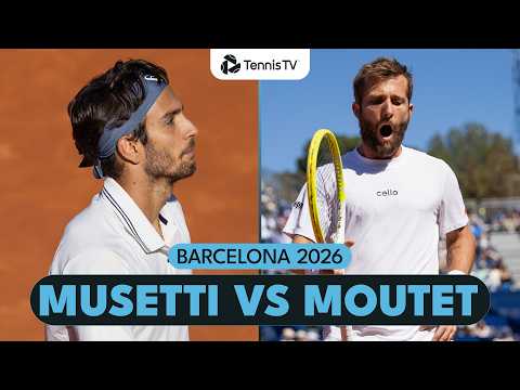 Lorenzo Musetti vs Corentin Moutet Entertaining Match 🤪 | Barcelona 2026 Highlights