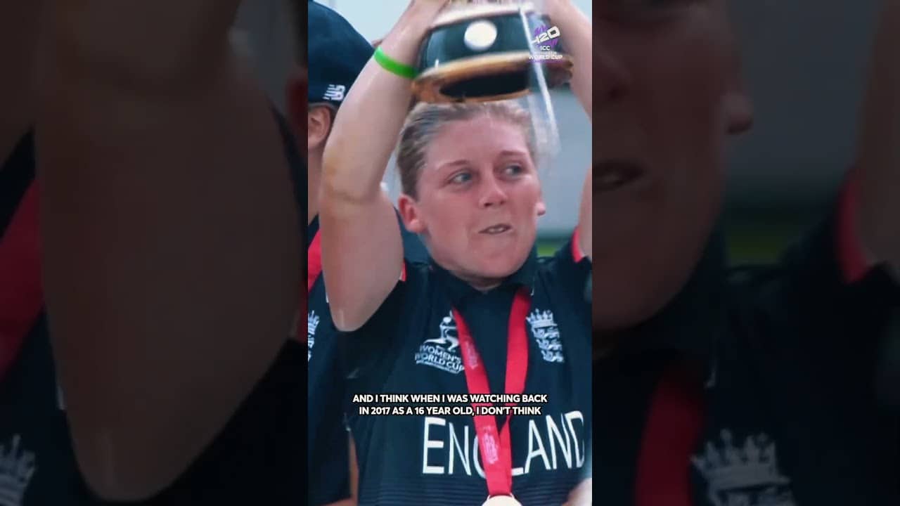A fan in the stands in 2017, Charlie Dean is ready to rep England at a home #T20WorldCup 🤩