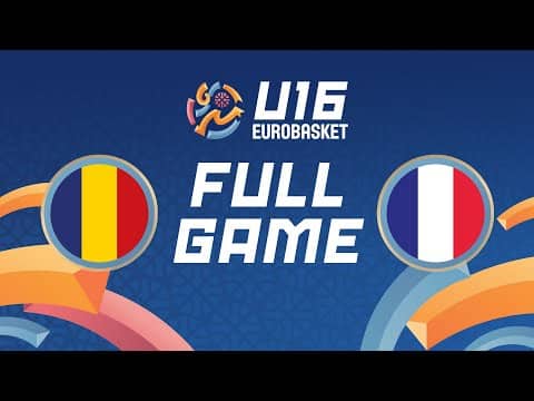 LIVE - Romania v France | FIBA U16 Women's EuroBasket 2025 | Group Phase