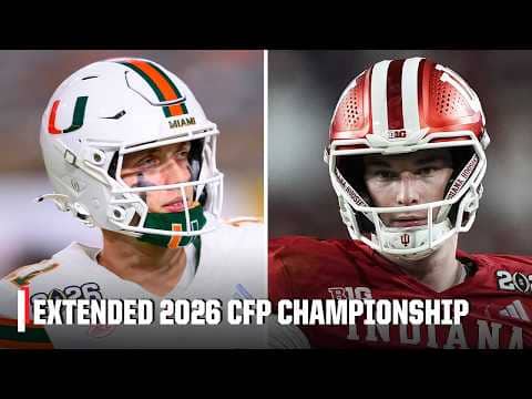 Indiana's 2026 CFP title victory over Miami TOP MOMENTS & FULL HIGHLIGHTS 📹 | ESPN College Football