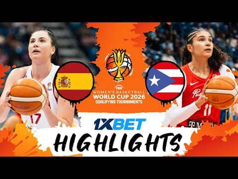 Spain 🇪🇸 v Puerto Rico 🇵🇷 | Highlights | #FIBAWWC 2026 Qualifying Tournament
