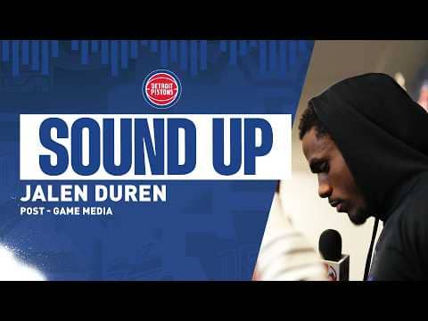 Post-Game Press Conference: Jalen Duren | Pistons vs. 76ers | 04.04.26