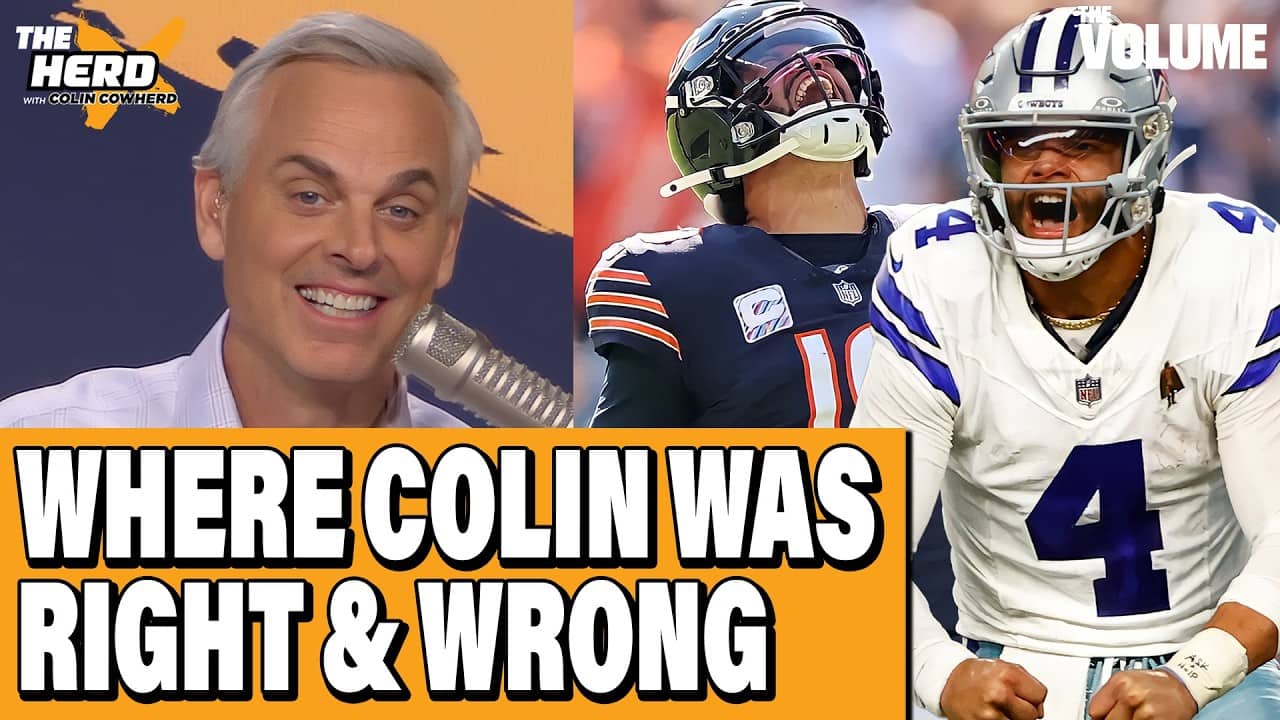 What Colin Cowherd got RIGHT & WRONG: Cowboys, Bears, Chargers, Bills, Aaron Rodgers | HERD