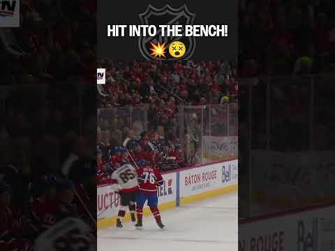 HEAD OVER HEELS into the BENCH! 🫨