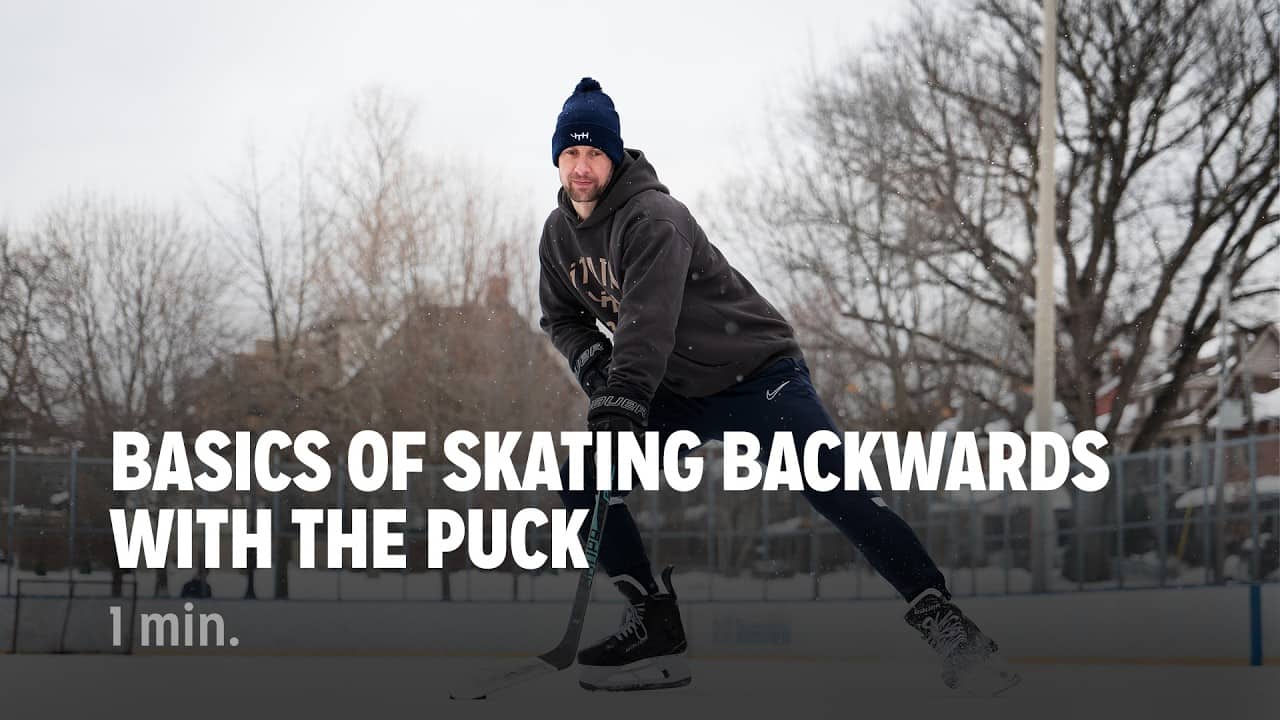 Basics of Skating Backwards With The Puck