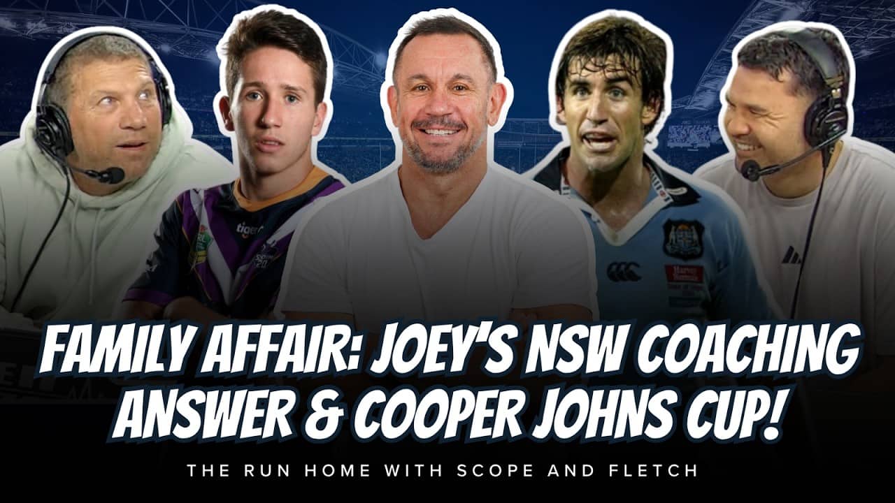 #NRL | Johns Family Affair: Matty on Joey's NSW coaching answer and the Cooper Johns Cup!