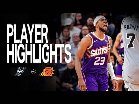 Jordan Goodwin records his first double double of the season in Phoenix Suns win over Spurs