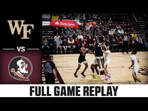 Wake Forest vs. Florida State Full Game Replay | 2025-26 ACC Men's Basketball