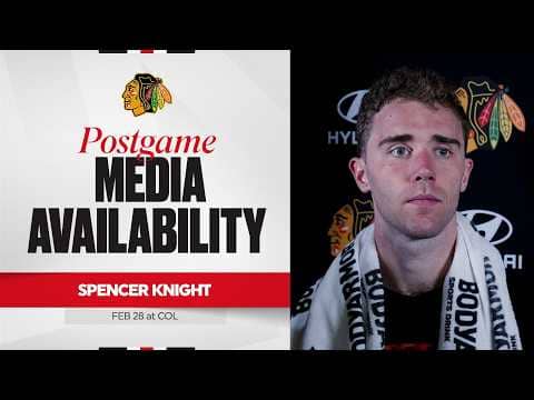 “Come into every moment and be present.” | Spencer Knight Postgame 2.28.26