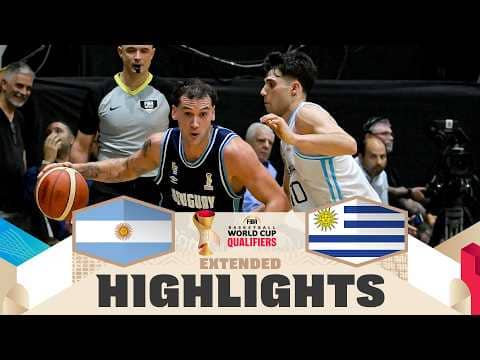 Argentina 🇦🇷 v Uruguay 🇺🇾 | Extended Highlights | FIBA Basketball World Cup 2027 Americas Qualif.