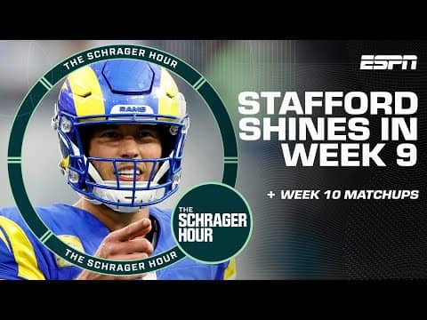 Peter Schrager's Week 9 WINNERS and 2 MUST-WATCH games in Week 10 | The Schrager Hour