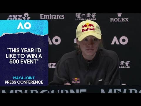 Maya Joint Press Conference | Australian Open 2026 Pre-Event