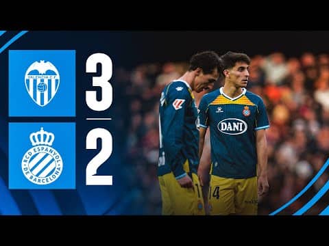⚽ RESUM J21 | Valencia 3-2 Espanyol | #LaLigaHiughlights