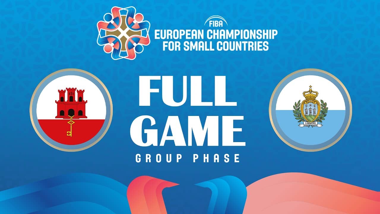 Group Phase | GIB v SMR | Full Basketball Game | FIBA European Championship for Small Countries 2026