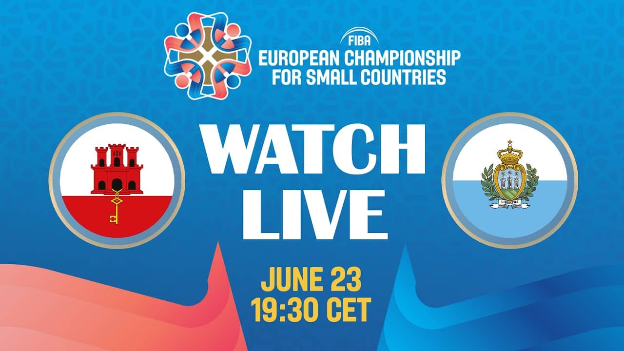 LIVE - Gibraltar v San Marino | FIBA European Championship for Small Countries 2026 | Group Phase