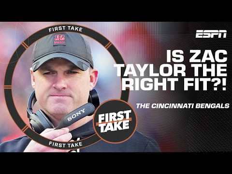 Stephen A. is NOT HAPPY that Zac Taylor is back for the Bengals 🗣️ ‘I’m TIRED of it’ | First Take