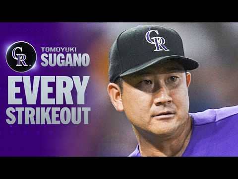 Highlights from Tomoyuki Sugano's latest start with the Rockies! (5 strikeouts) 🏔️